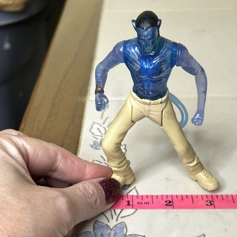 McDonald's Blue and Tan Avatar Action Figure